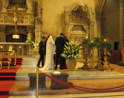 addobbo in chiesa