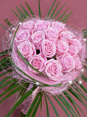 bouquet rosa viola